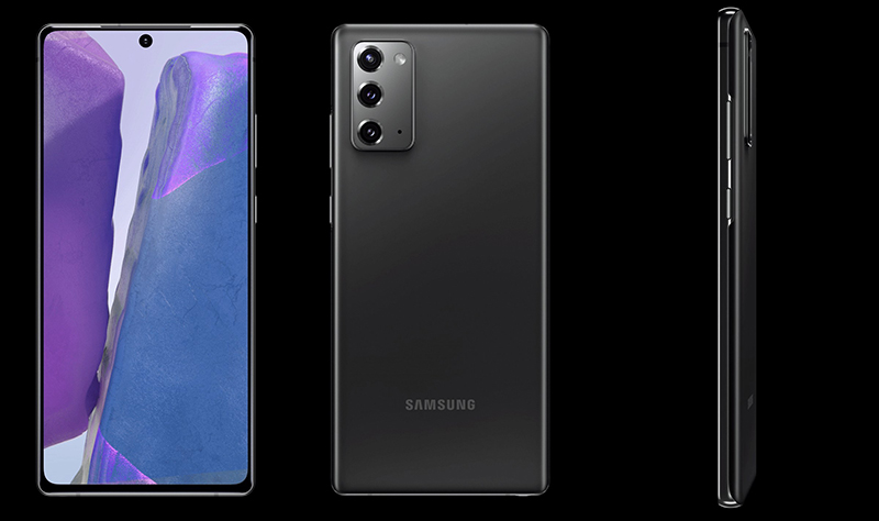 爆料大神釋出 Samsung Galaxy Note 20 標準版 360 度渲染圖（規格傳聞整理） - 電腦王阿達