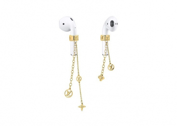 傳 Louis Vuitton 將為 AirPods 打造一款專屬金飾耳環配件，有錢就是這麼樸實無華 - 電腦王阿達
