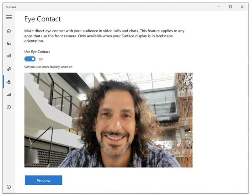 Microsoft 在 Surface Pro X 上推出「眼神接觸」功能，用 AI 校正你的視線 - 電腦王阿達