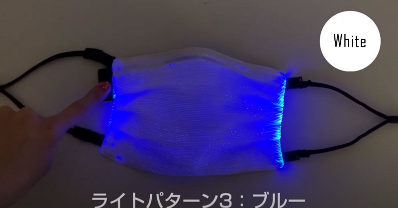 LED 口罩「illumi-ON」將於8月在日本販售 - 電腦王阿達