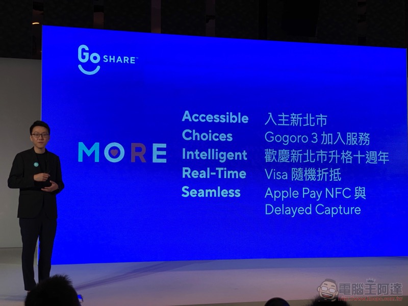 GoShare 正式解鎖新北市 ！新增 Gogoro 3 與 Apple Pay NFC 感應預約功能 - 電腦王阿達