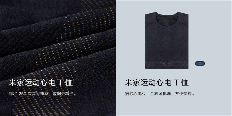 小米眾籌推出米家運動心電T恤,1分鐘可精準測量即時心電,隨時掌握運動狀態 - 電腦王阿達 小米眾籌推出米家運動心電T恤,1分鐘可精準測量即時心電,隨時掌握運動狀態 - 電腦王阿達