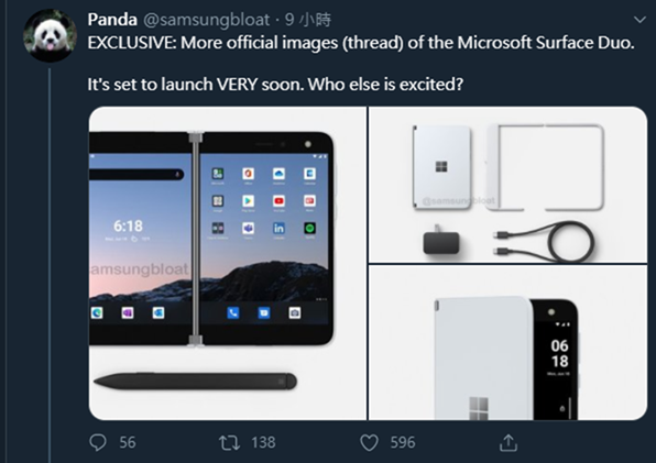 「難以置信的薄！」是外媒對 Surface Duo 的初步印象 - 電腦王阿達