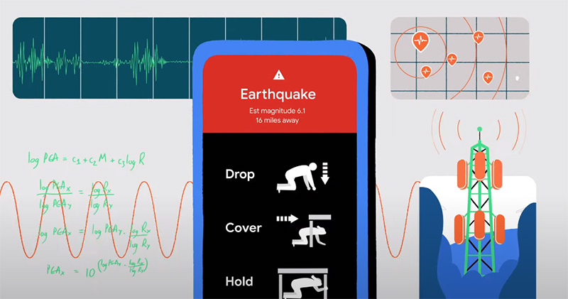 Google 開始將 Android 手機串連成規模最大的地震探測網 - 電腦王阿達