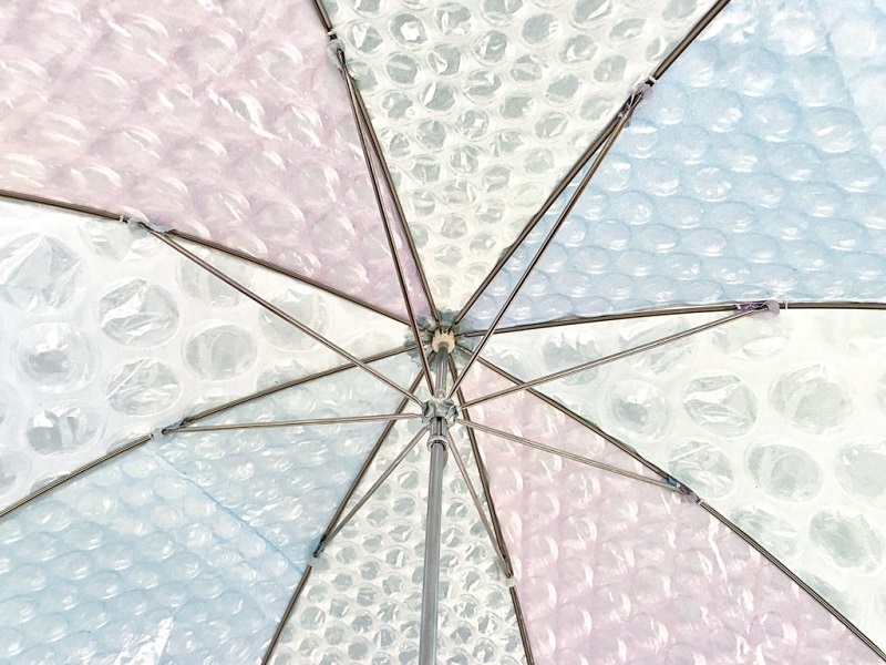 「氣泡紙造型雨傘」真的還是傘只是讓人想捏 - 電腦王阿達