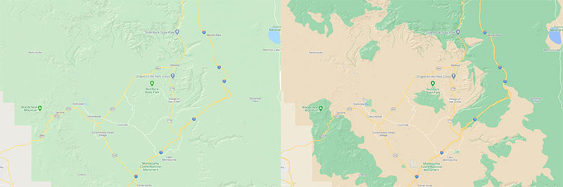 Google 地圖新升級,以色彩呈現更多地形細節 - 電腦王阿達 Google 地圖新升級,以色彩呈現更多地形細節 - 電腦王阿達