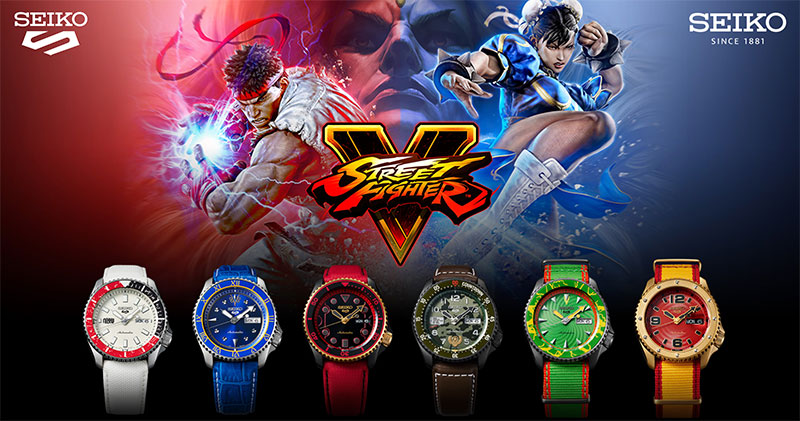 SEIKO 聯手《快打旋風V》以遊戲角色推出 6 款全球限量錶 - 電腦王阿達 SEIKO 聯手《快打旋風V》以遊戲角色推出 6 款全球限量錶 - 電腦王阿達