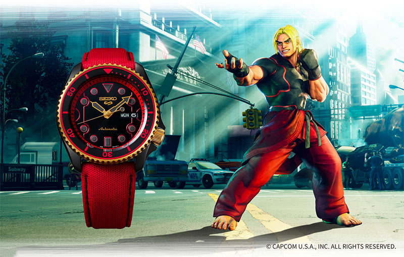 SEIKO 聯手《快打旋風V》以遊戲角色推出 6 款全球限量錶 - 電腦王阿達 SEIKO 聯手《快打旋風V》以遊戲角色推出 6 款全球限量錶 - 電腦王阿達