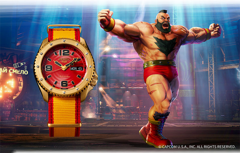 SEIKO 聯手《快打旋風V》以遊戲角色推出 6 款全球限量錶 - 電腦王阿達 SEIKO 聯手《快打旋風V》以遊戲角色推出 6 款全球限量錶 - 電腦王阿達