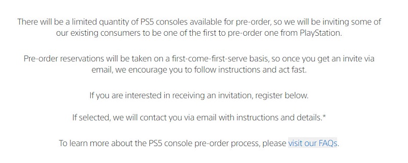 SONY於美公開 PlayStation 5 邀選預購說明 獲邀者有美國地址皆可預購 - 電腦王阿達