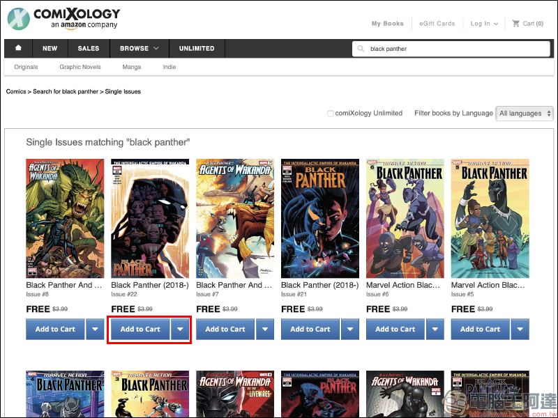 ComiXology 釋出超過 200 本《黑豹》漫畫限時免費下載 - 電腦王阿達