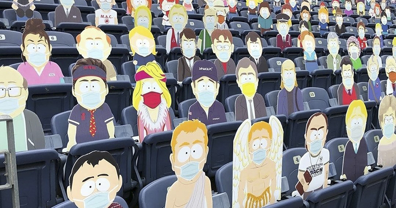 NFL 球隊找來《南方公園》卡通人物塞爆球場（戴口罩「賤度」不減） - 電腦王阿達