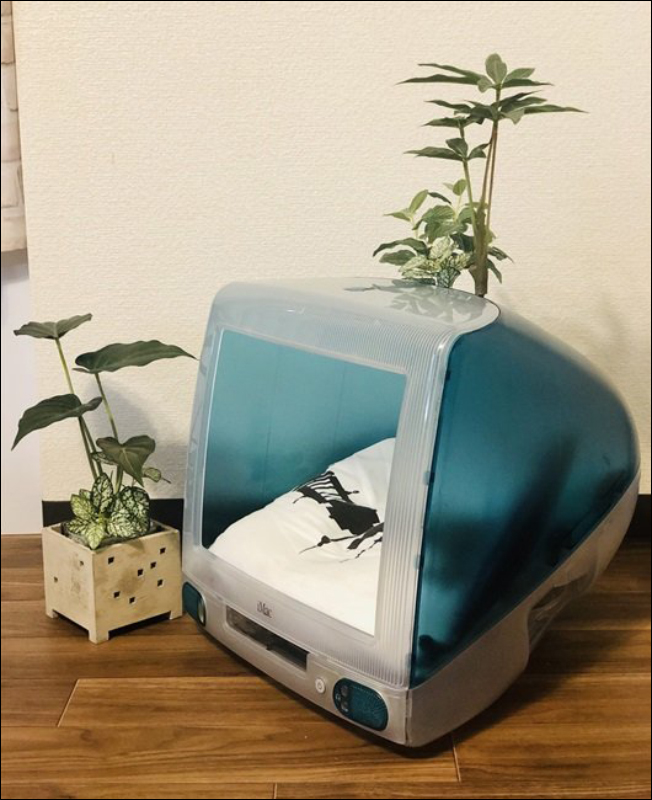 日本網友 DIY 將 Apple iMac G3 改造為貓星人的家 - 電腦王阿達 日本網友 DIY 將 Apple iMac G3 改造為貓星人的家 - 電腦王阿達
