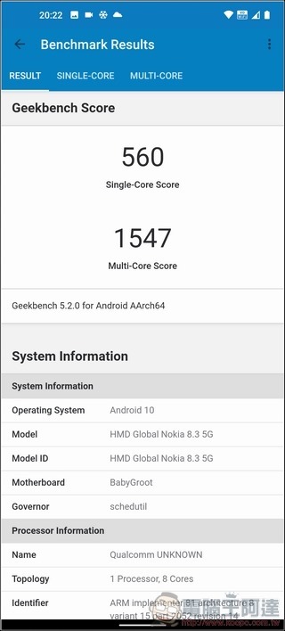 Nokia 8.3 5G 系統效能 - 10 Nokia 8.3 5G 系統效能 - 10