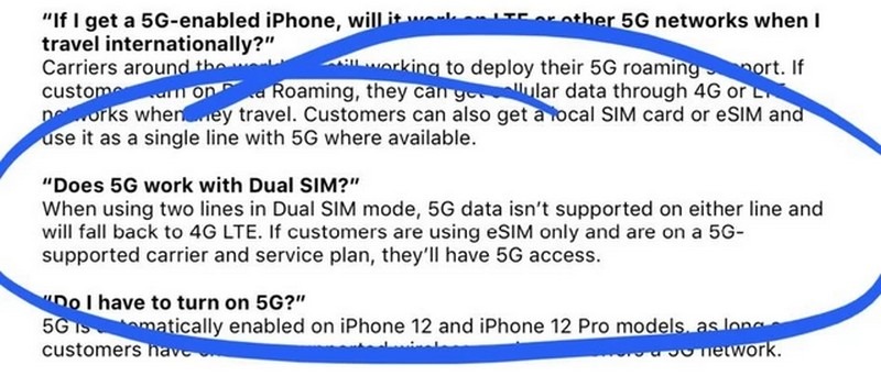 iPhone 12 系列雙卡雙待「暫時」不支援 5G 行動網路 - 電腦王阿達