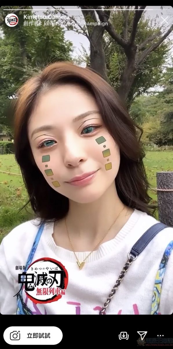 IG推出《鬼滅之刃》與《鬼滅之刃》卡娜赫拉版「Instagram 濾鏡」 - 電腦王阿達 IG推出《鬼滅之刃》與《鬼滅之刃》卡娜赫拉版「Instagram 濾鏡」 - 電腦王阿達
