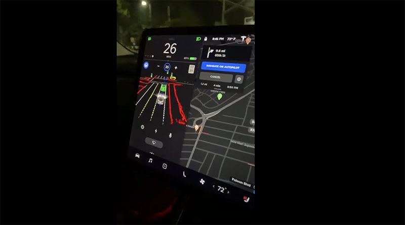 多位 Tesla FSD 全自動駕駛測試版車主分享實際影片、第一印象心得 - 電腦王阿達