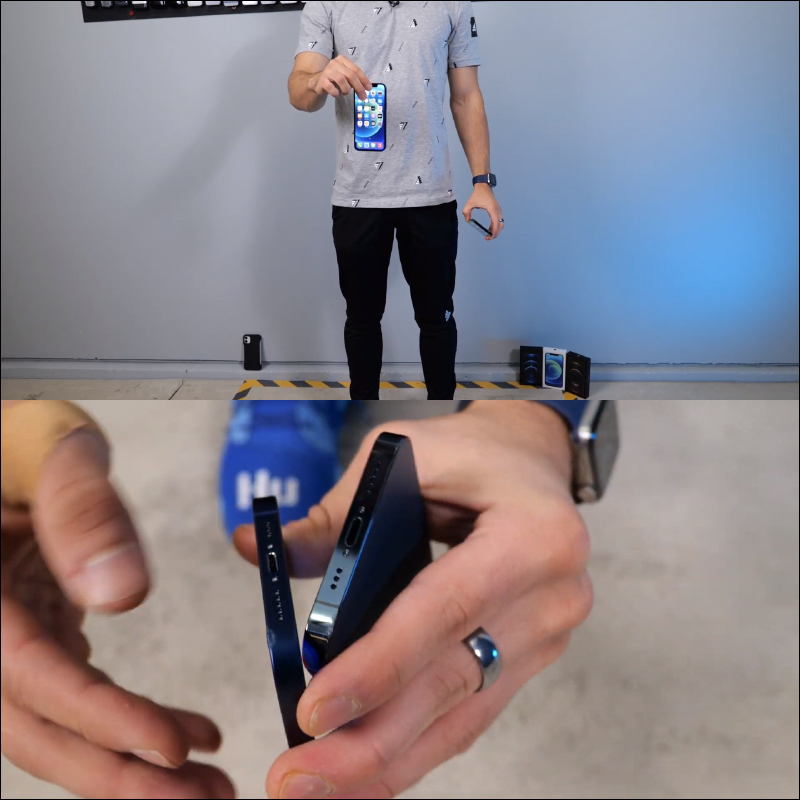 國外YouTuber 進行 iPhone 12 和 iPhone 12 Pro 跌落測試,正面的超瓷晶盾面板確實耐摔,但還是好好保護它吧! - 電腦王阿達 國外YouTuber 進行 iPhone 12 和 iPhone 12 Pro 跌落測試,正面的超瓷晶盾面板確實耐摔,但還是好好保護它吧! - 電腦王阿達