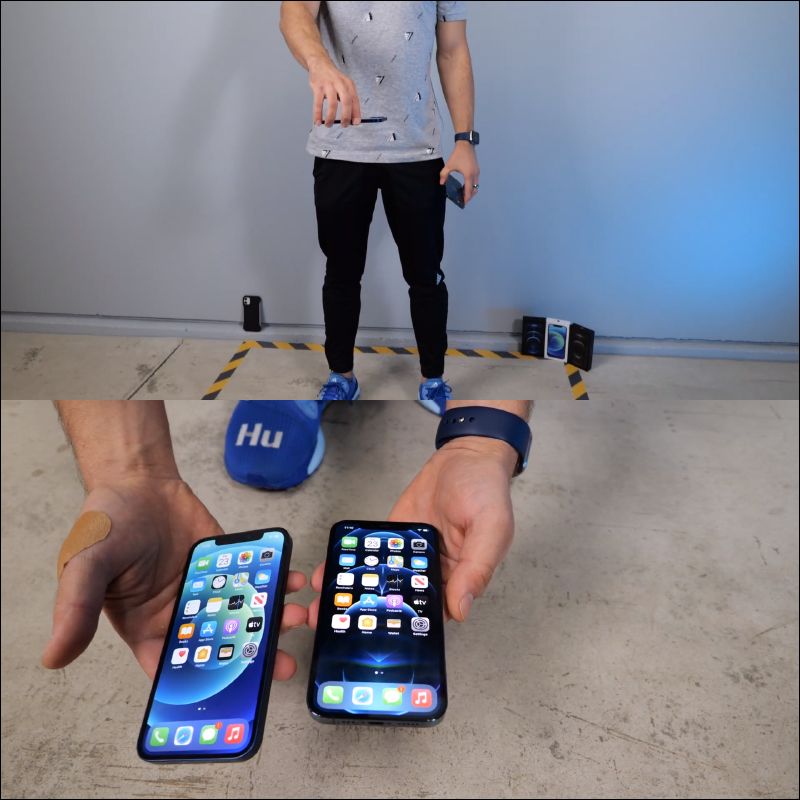 國外YouTuber 進行 iPhone 12 和 iPhone 12 Pro 跌落測試,正面的超瓷晶盾面板確實耐摔,但還是好好保護它吧! - 電腦王阿達 國外YouTuber 進行 iPhone 12 和 iPhone 12 Pro 跌落測試,正面的超瓷晶盾面板確實耐摔,但還是好好保護它吧! - 電腦王阿達