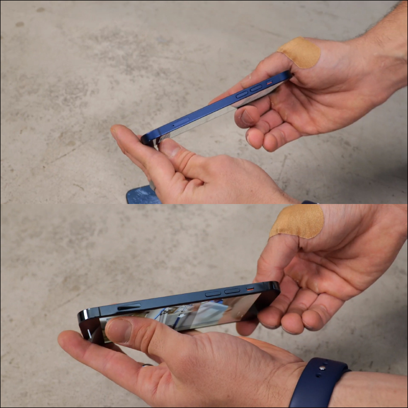 國外YouTuber 進行 iPhone 12 和 iPhone 12 Pro 跌落測試,正面的超瓷晶盾面板確實耐摔,但還是好好保護它吧! - 電腦王阿達 國外YouTuber 進行 iPhone 12 和 iPhone 12 Pro 跌落測試,正面的超瓷晶盾面板確實耐摔,但還是好好保護它吧! - 電腦王阿達