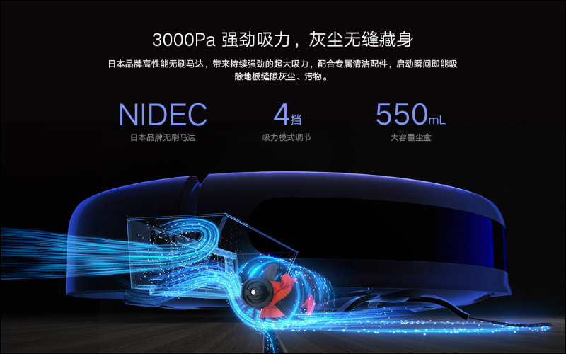 小米推出米家掃拖機器人1T ,支援 S-cross 3D 避障、3D VSLAM視覺導航、3000Pa 超大吸力,售價約 9,800 元 - 電腦王阿達 小米推出米家掃拖機器人1T ,支援 S-cross 3D 避障、3D VSLAM視覺導航、3000Pa 超大吸力,售價約 9,800 元 - 電腦王阿達