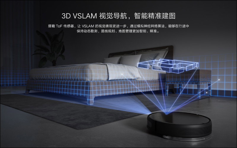 小米推出米家掃拖機器人1T ，支援 S-cross 3D 避障、3D VSLAM視覺導航、3000Pa 超大吸力，售價約 9,800 元 - 電腦王阿達