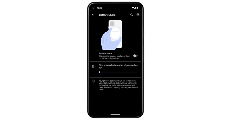 Pixel 5 懂得在有線充電時自動變身無線充電座 Pixel 5 懂得在有線充電時自動變身無線充電座