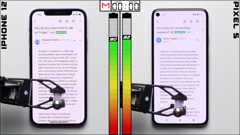 iPhone 12 對決 Google Pixel 5 電池續航測試，兩大陣營「親兒子」的 6 吋級距旗艦機，究竟誰輸誰贏？ - 電腦王阿達