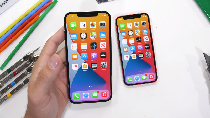 iPhone 12 Pro Max 和 iPhone 12 mini 暴力虐機測試比較 - 電腦王阿達 iPhone 12 Pro Max 和 iPhone 12 mini 暴力虐機測試比較 - 電腦王阿達