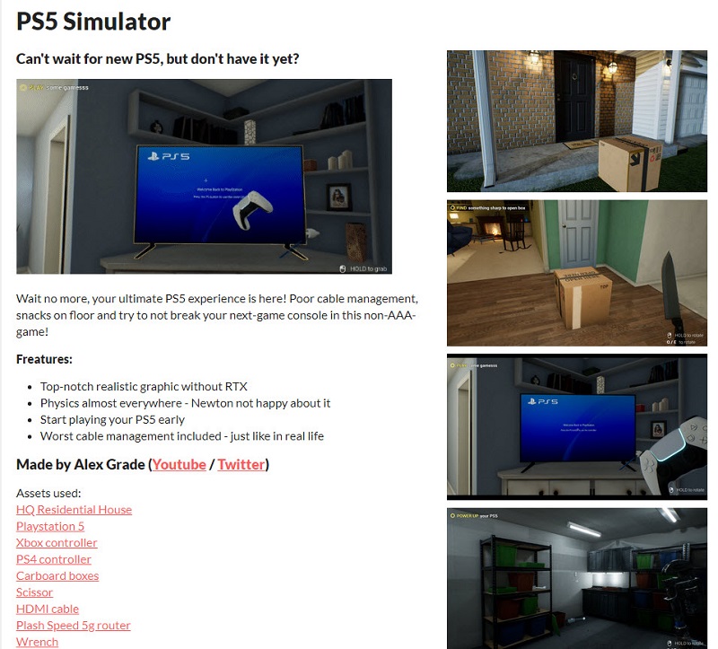 小遊戲《PS5 Simulator》能體驗虛擬開箱PS5 - 電腦王阿達 小遊戲《PS5 Simulator》能體驗虛擬開箱PS5 - 電腦王阿達