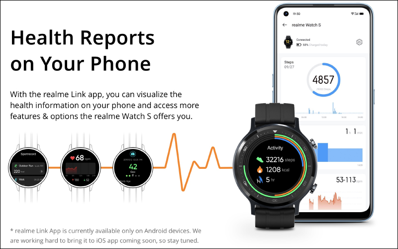 realme Watch S 海外發表:1.3 吋圓形錶盤螢幕、支持血氧與心率監測、IP68 防水與 15 天超長續航 - 電腦王阿達 realme Watch S 海外發表:1.3 吋圓形錶盤螢幕、支持血氧與心率監測、IP68 防水與 15 天超長續航 - 電腦王阿達