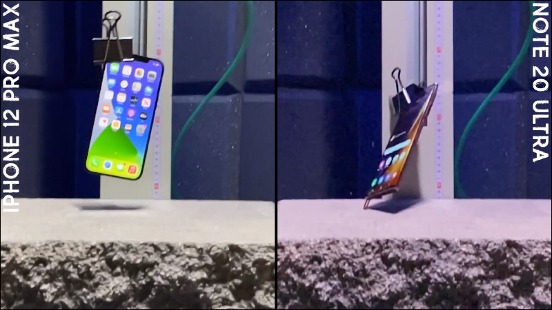 iPhone 12 Pro Max 對決 Galaxy Note 20 Ultra 跌落測試,看看究竟「超瓷晶盾面板」有多強? - 電腦王阿達 iPhone 12 Pro Max 對決 Galaxy Note 20 Ultra 跌落測試,看看究竟「超瓷晶盾面板」有多強? - 電腦王阿達