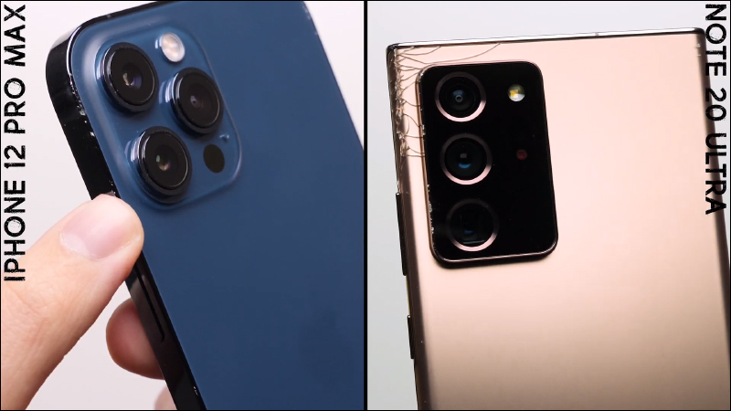 iPhone 12 Pro Max 對決 Galaxy Note 20 Ultra 跌落測試,看看究竟「超瓷晶盾面板」有多強? - 電腦王阿達 iPhone 12 Pro Max 對決 Galaxy Note 20 Ultra 跌落測試,看看究竟「超瓷晶盾面板」有多強? - 電腦王阿達