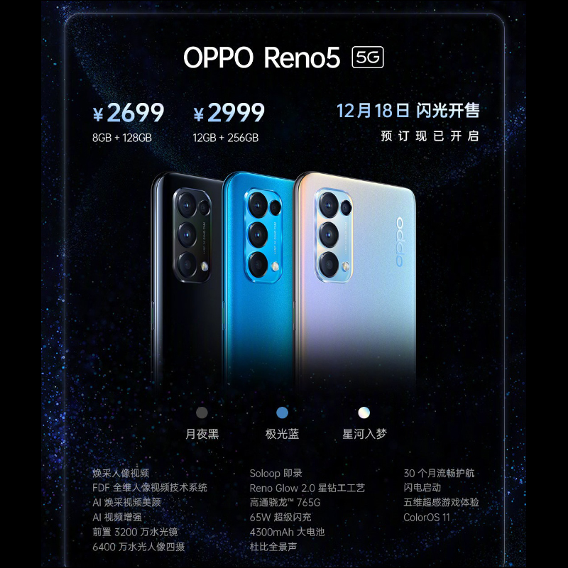 OPPO Reno5 系列正式發表:Reno Glow2.0 星鑽工藝提升質感,全面支援 90Hz 更新率螢幕、64MP 人像四鏡頭主相機、65W 超級閃充 - 電腦王阿達 OPPO Reno5 系列正式發表:Reno Glow2.0 星鑽工藝提升質感,全面支援 90Hz 更新率螢幕、64MP 人像四鏡頭主相機、65W 超級閃充 - 電腦王阿達