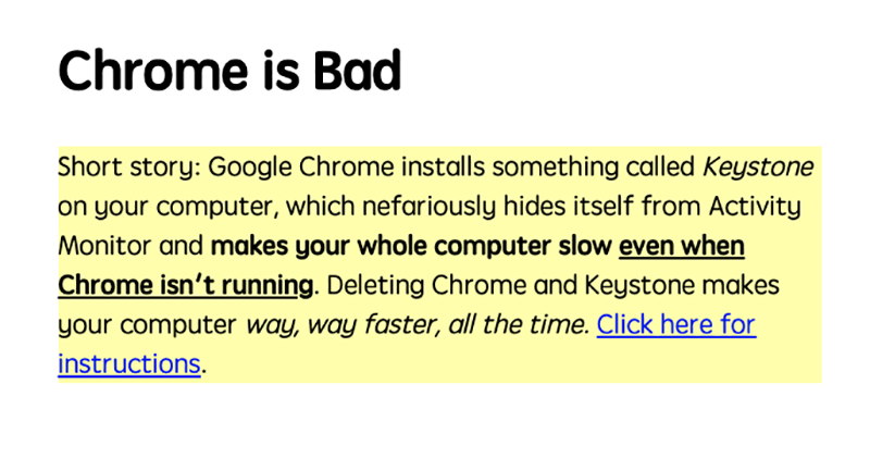 好用的 Chrome 為何炎上被抵制？神人直指「它壞壞」還做了個懶人包網頁 - 電腦王阿達