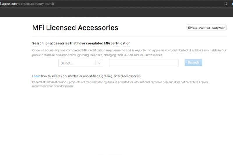 APPLE MFi 資料庫查詢更新囉! - 電腦王阿達 APPLE MFi 資料庫查詢更新囉! - 電腦王阿達
