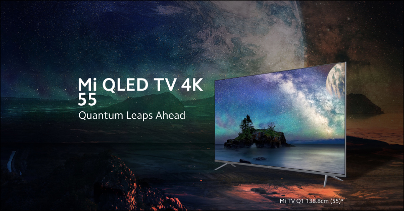 小米 QLED 4K 量子點電視印度發表：搭載 Android TV 10 作業系統、配備 30W 揚聲器 - 電腦王阿達
