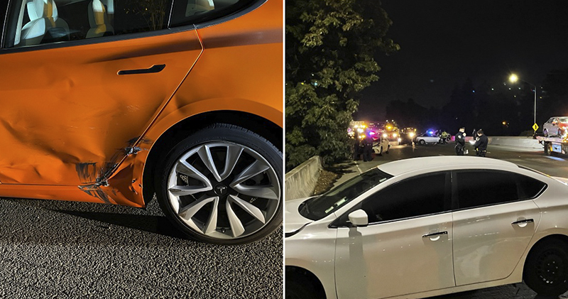 Tesla Model 3 被撞車逼停,自動駕駛神反應煞停靠邊(影片) - 電腦王阿達 Tesla Model 3 被撞車逼停,自動駕駛神反應煞停靠邊(影片) - 電腦王阿達