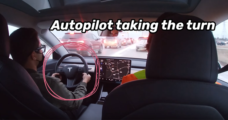 Tesla 自動駕駛考路測