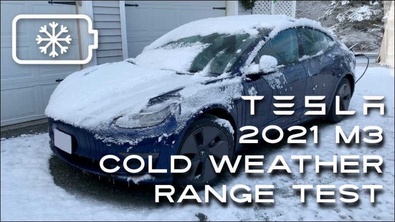 外國 YouTuber 進行 2021 新款 Tesla Model 3 寒冷冬季續航實測表現理想 - 電腦王阿達 外國 YouTuber 進行 2021 新款 Tesla Model 3 寒冷冬季續航實測表現理想 - 電腦王阿達