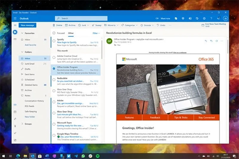 傳微軟正在開發基於網頁的新 Outlook 應用，代號「Monarch」 - 電腦王阿達