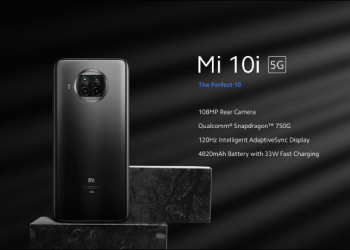 小米 10i 5G 印度發表：搭載高通 750G 5G 處理器、1.08 億像素主相機、 120Hz更新率螢幕與 4820mAh 大電量