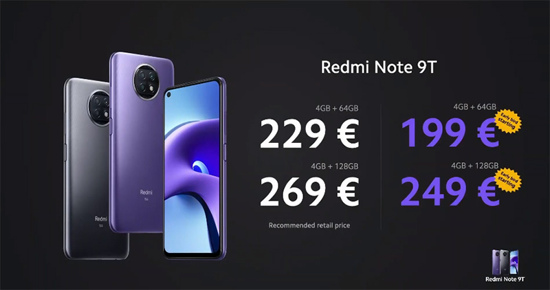 小米發表中階 Redmi Note 9T 與入門 Redmi 9T,效能與長續航合而為一 - 電腦王阿達 小米發表中階 Redmi Note 9T 與入門 Redmi 9T,效能與長續航合而為一 - 電腦王阿達