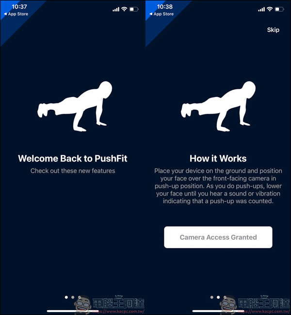 PushFit Pro iOS限免，讓iPhone幫你計時伏地挺身 - 電腦王阿達