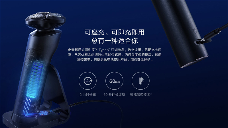 小米推出米家電動刮鬍刀 S700 :米家首款旋轉式陶瓷刀片刮鬍刀,支援座充與 Type-C 充電 - 電腦王阿達 小米推出米家電動刮鬍刀 S700 :米家首款旋轉式陶瓷刀片刮鬍刀,支援座充與 Type-C 充電 - 電腦王阿達