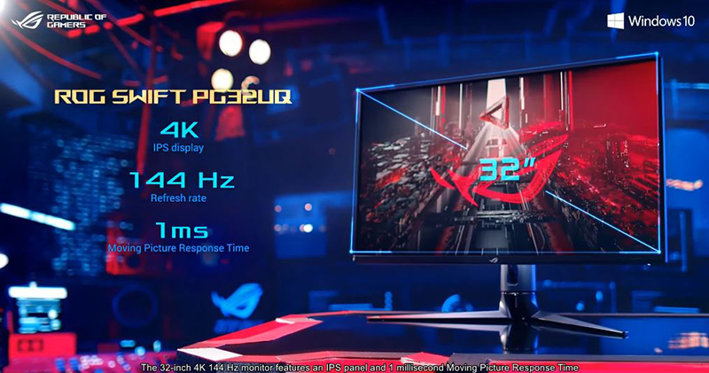 全球首款配備 HDMI 2.1 的 32 吋 4K 144Hz 電競螢幕 ROG Swift PG32UQ 發表 - 電腦王阿達 全球首款配備 HDMI 2.1 的 32 吋 4K 144Hz 電競螢幕 ROG Swift PG32UQ 發表 - 電腦王阿達