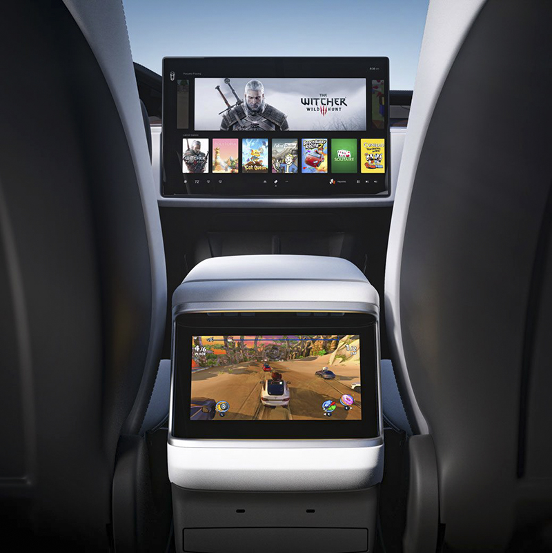 Tesla 開放前螢幕可在「行駛中」遊玩遊戲，引發大眾對行車安全的憂慮 - 電腦王阿達