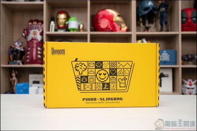 DIVOOM Pixoo LED發光像素單肩包 開箱 - 01