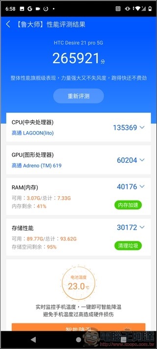 HTC Desire 21 Pro 5G 效能測試 - 09 HTC Desire 21 Pro 5G 效能測試 - 09