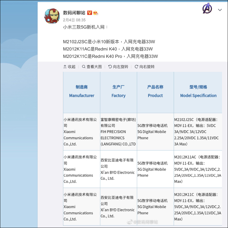 Redmi K40 確定將於 2 月 25 日發表,預計首發聯發科天璣 1200 旗艦新機(S888 的 Redmi K40 Pro 可能再等等) - 電腦王阿達 Redmi K40 確定將於 2 月 25 日發表,預計首發聯發科天璣 1200 旗艦新機(S888 的 Redmi K40 Pro 可能再等等) - 電腦王阿達